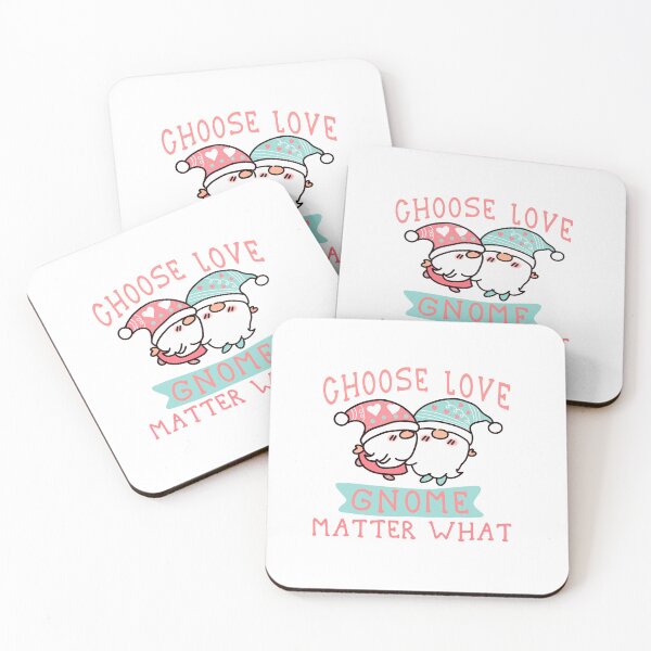 Item preview, Choose Love Gnome Matter What Valentine's Day Gift For Gnome Lovers Cute designed and sold by JooArtPrints  ★★★★★.