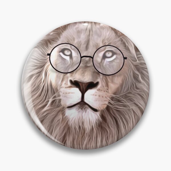 Item preview, Cartel divertido del arte digital de la cara del león designed and sold by Graphiana.