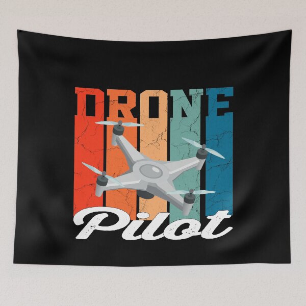 Item preview, Drone Pilot - Vintage Retro Gift designed and sold by FouDeeziner.