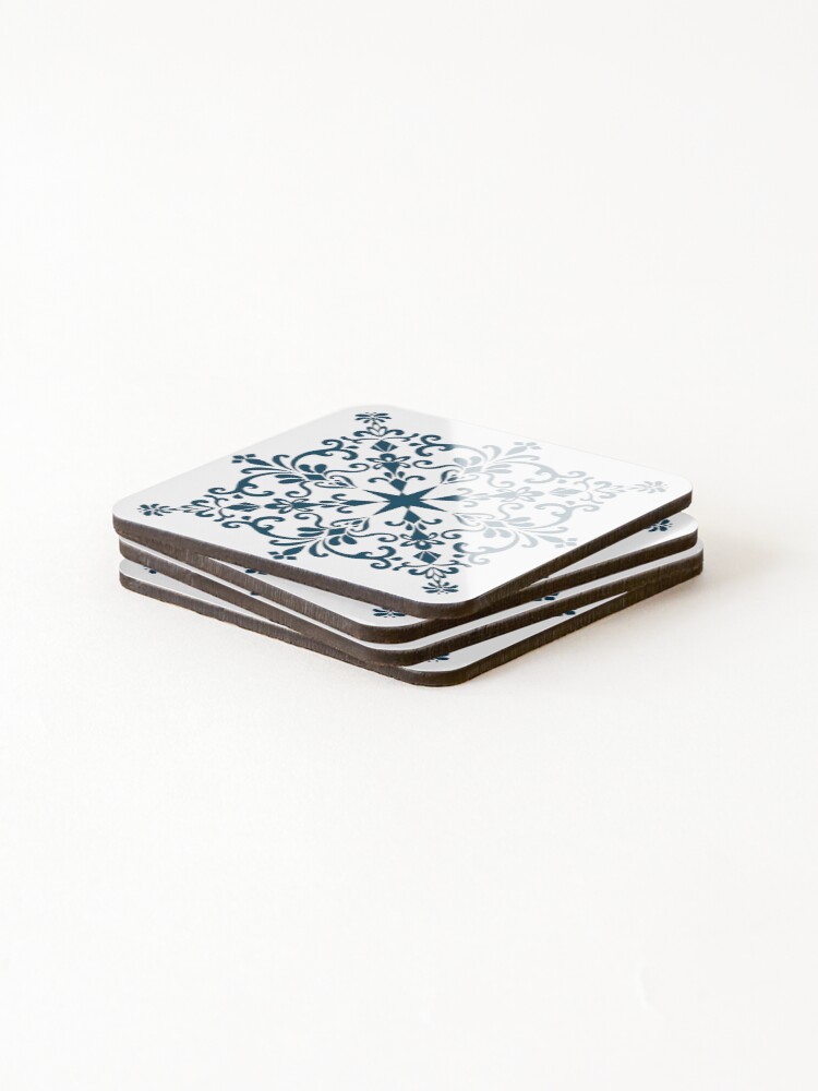 Thumbnail 4 of 5, Coasters (Set of 4), Tile Pattern 01 designed and sold by FrauleinimStall.