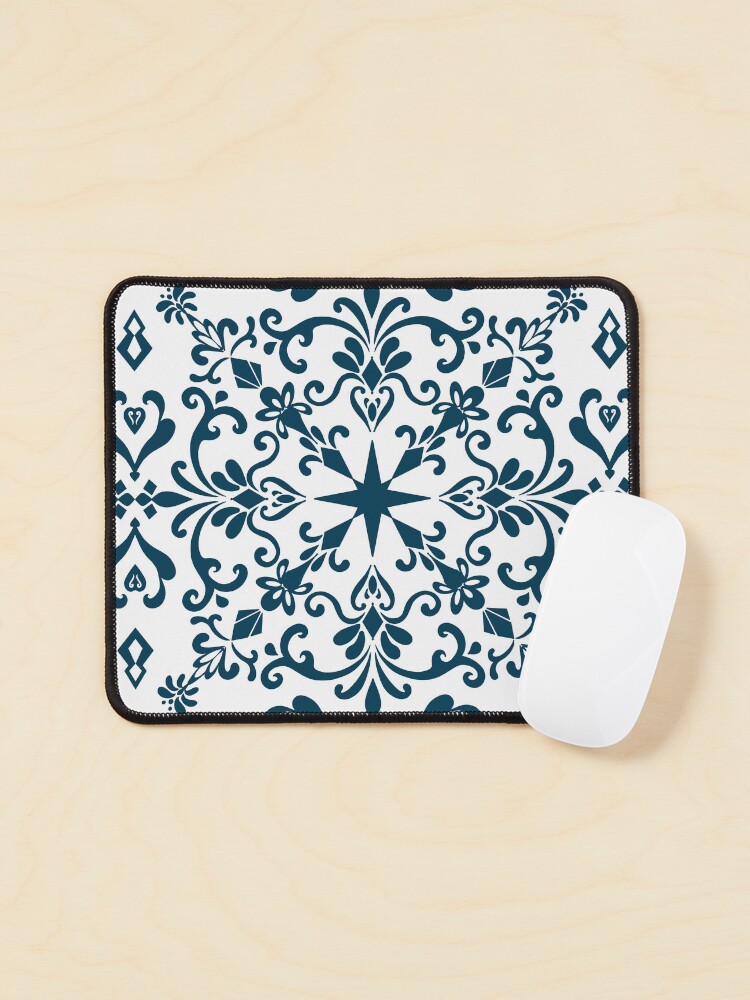 Thumbnail 1 of 5, Mouse Pad, Tile Pattern 01 designed and sold by FrauleinimStall.