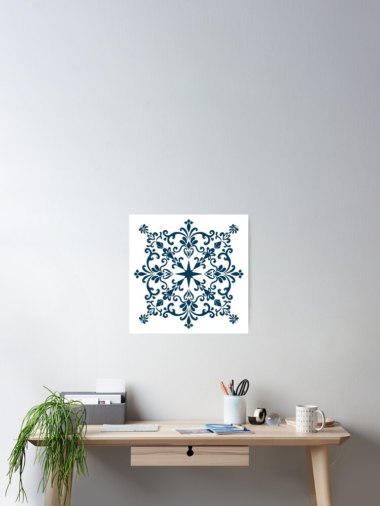 Thumbnail 2 of 3, Poster, Tile Pattern 01 designed and sold by FrauleinimStall.