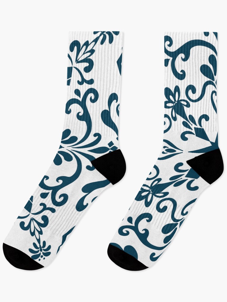 Thumbnail 1 of 5, Socks, Tile Pattern 01 designed and sold by FrauleinimStall.