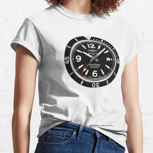 Breitling Superocean Black Diver Watch Classic T-Shirt