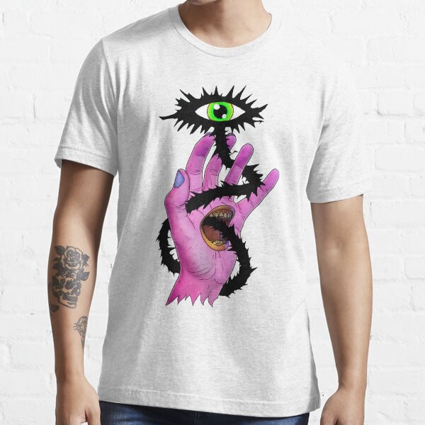 All-seeing eye scream - Pink Essential T-Shirt