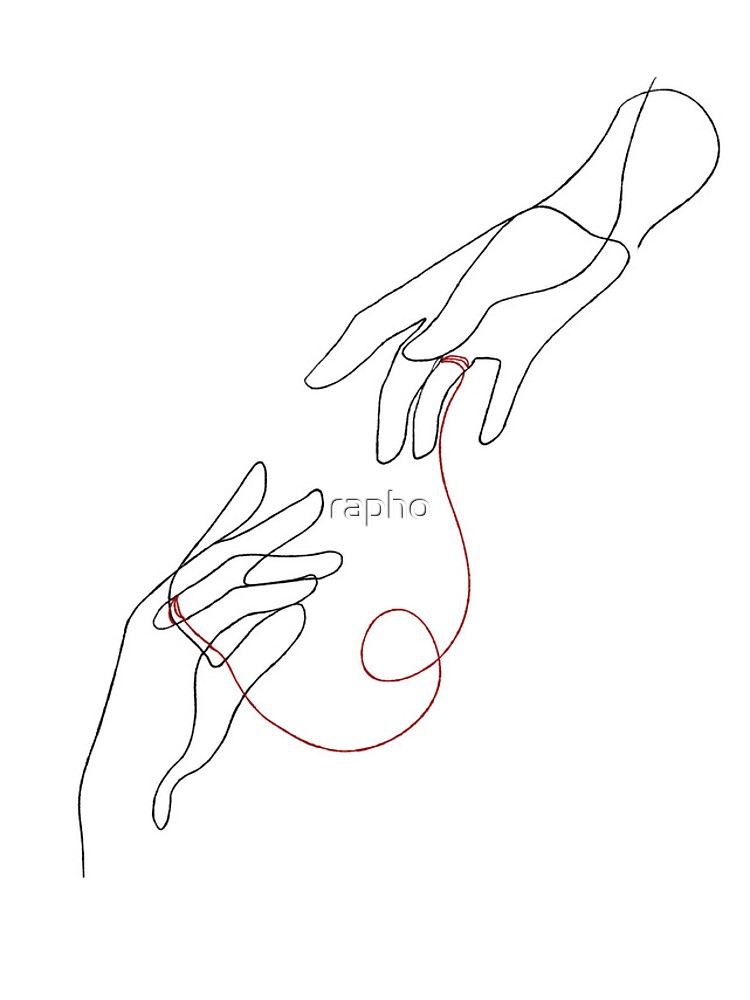 Thumbnail 4 of 4, iPhone Case, Red String designed and sold by rapho.