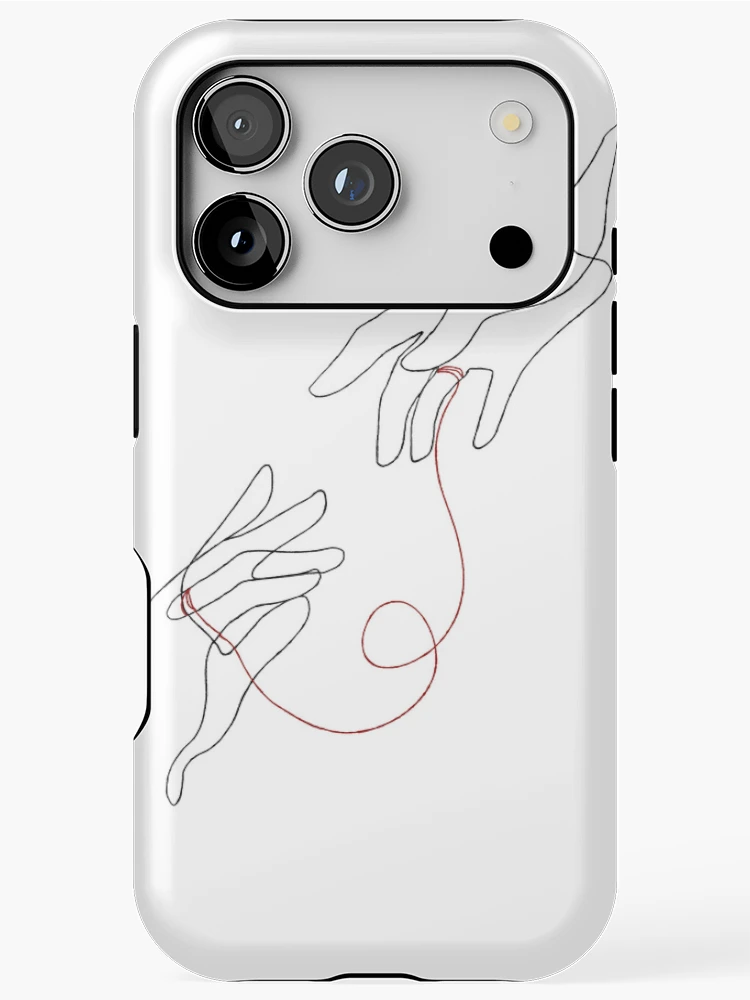 Thumbnail 1 of 4, iPhone Case, Red String designed and sold by rapho.