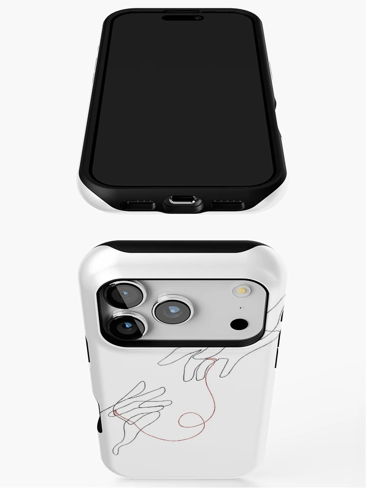 Thumbnail 3 of 4, iPhone Case, Red String designed and sold by rapho.