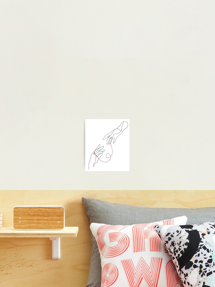 Thumbnail 2 of 3, Photographic Print, Red String designed and sold by rapho.