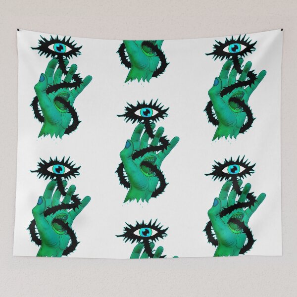 Item preview, All-seeing eye scream - Midnight Green designed and sold by IAW-Studios.