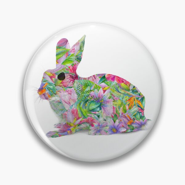 Item preview, Floral Bunny Rabbit designed and sold by mrthink.
