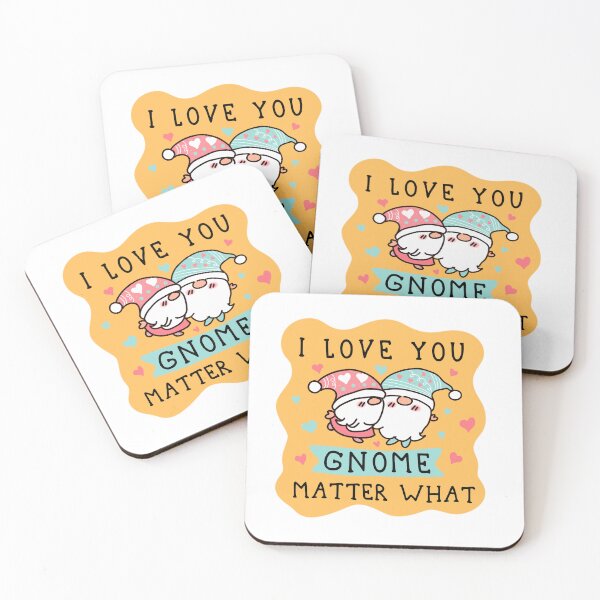 Item preview, I Love You Gnome Matter What Valentine's Day Gift For Gnome Lovers Cute designed and sold by JooArtPrints  ★★★★★.