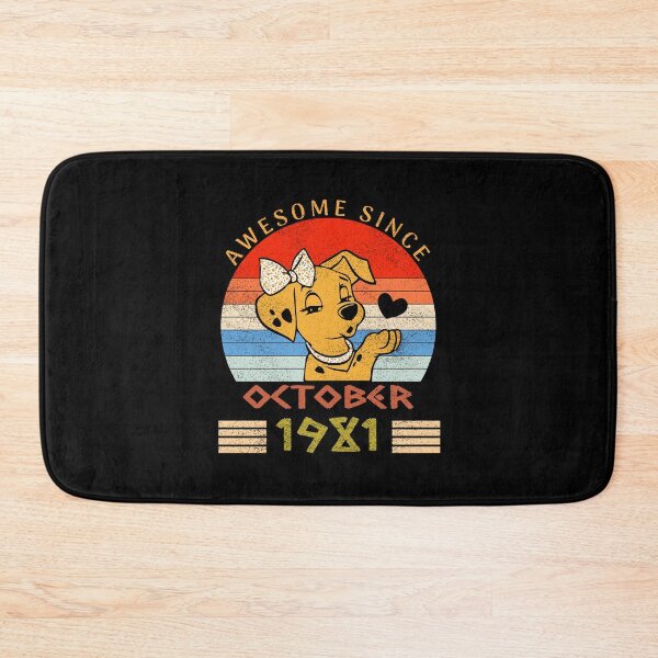 Item preview, 41 Year Old Awesome Since October 1981 Gifts 41 Birthday designed and sold by Beautiful Designs.