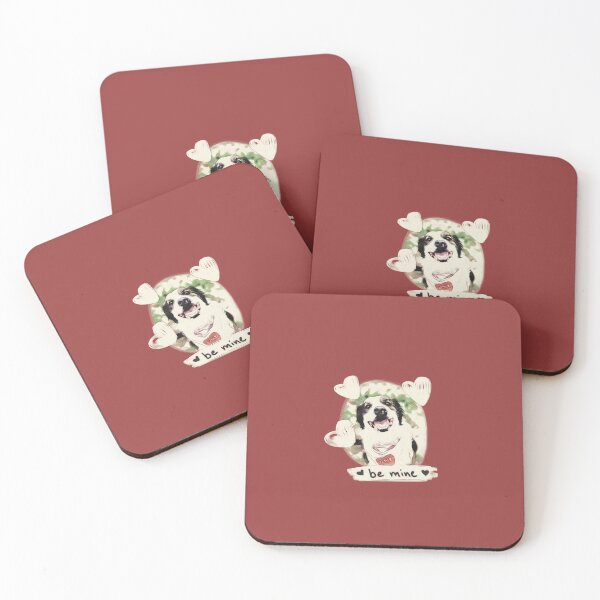 Item preview, My Valentine Has Paws Be Mine Vintage Style Puppy designed and sold by oliviaslemonbox.