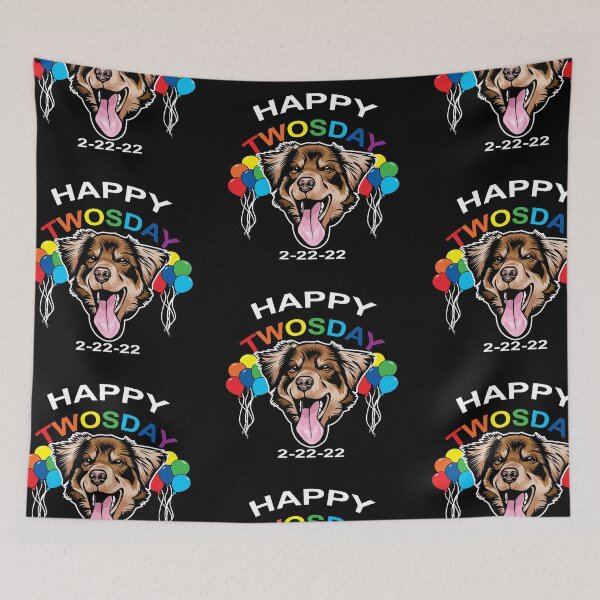 Item preview, Happy twosday dog 3 design designed and sold by SamRVstore.