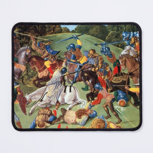Item preview, Medieval Hundred Years' War Battle With Horses and Knights designed and sold by ScienceSource.