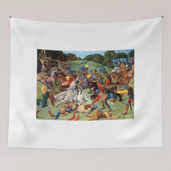 Item preview, Medieval Hundred Years' War Battle With Horses and Knights designed and sold by ScienceSource.