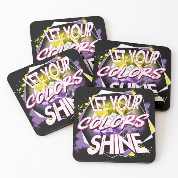 Item preview, Shining colors - nonbinary pride designed and sold by RoXino.