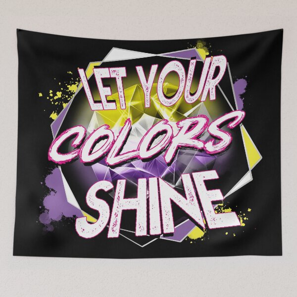 Item preview, Shining colors - nonbinary pride designed and sold by RoXino.