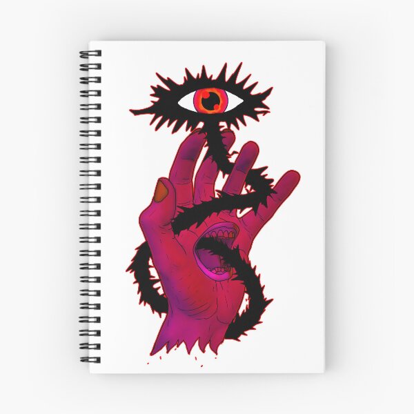Item preview, All-seeing eye scream - Midnight Blood Red designed and sold by IAW-Studios.