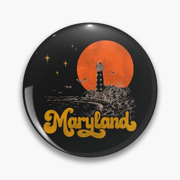 Item preview, Vintage State of Maryland Mid Century Distressed Aesthetic designed and sold by ourkid.