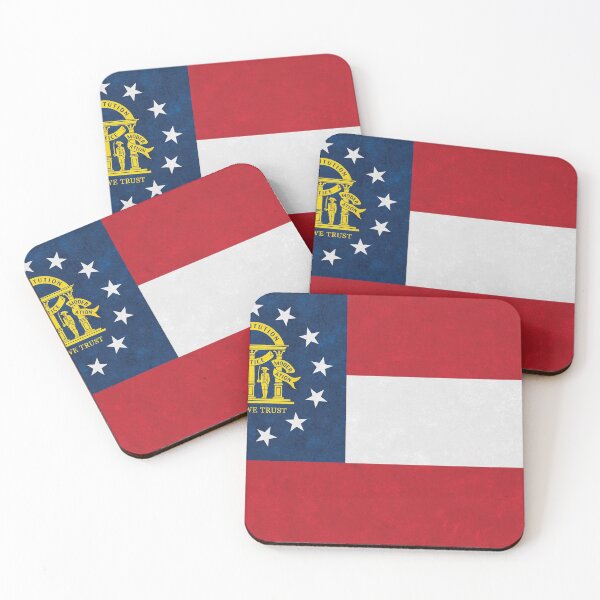 Item preview, Georgia State Flag designed and sold by Enzwell.