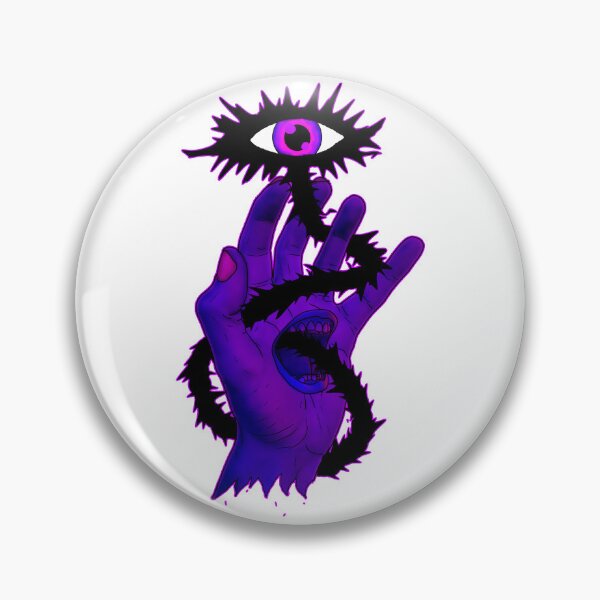 Item preview, All-seeing eye scream - Midnight Purple designed and sold by IAW-Studios.