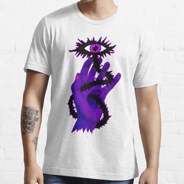 All-seeing eye scream - Midnight Purple Essential T-Shirt