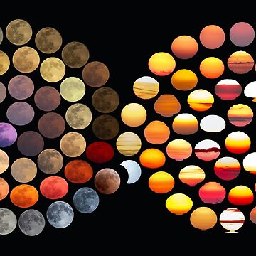 Colors of the Moon Art Print