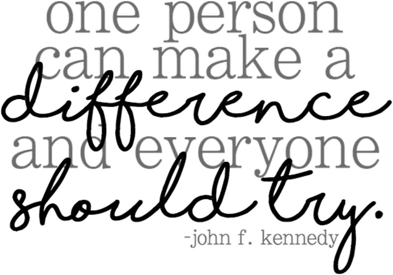 one-person-can-make-a-difference-jfk-quote-stickers-by-kiramrob