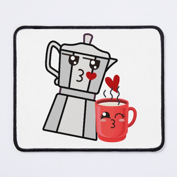Item preview, Cute Cafe con leche love - moka pot - coffee cup - Cuban designed and sold by Ausome  Behavior.