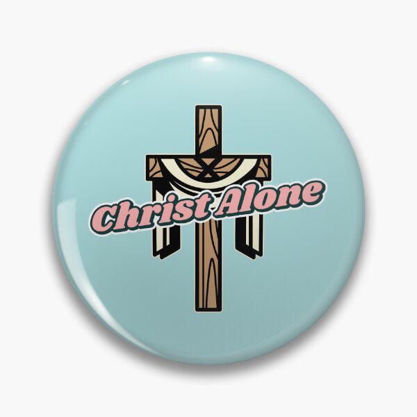 Item preview, Christ Alone (Retro With Cross) Tshirt and merch designed and sold by Patrick Chastain.
