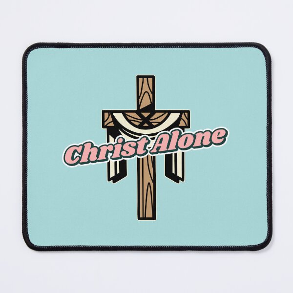 Item preview, Christ Alone (Retro With Cross) Tshirt and merch designed and sold by Patrick Chastain.