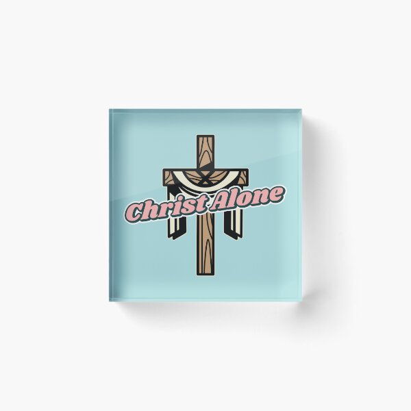 Item preview, Christ Alone (Retro With Cross) Tshirt and merch designed and sold by Patrick Chastain.
