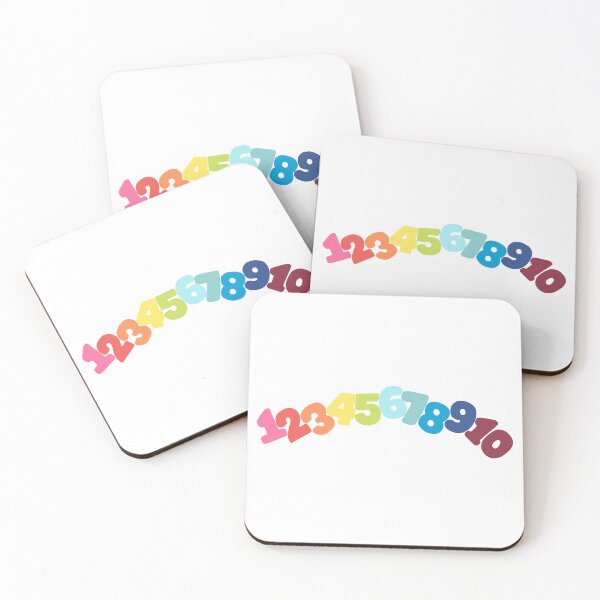 Item preview, Rainbow Numbers designed and sold by CreatedByCarol.