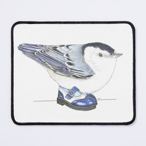 Item preview, Nuthatch in Brogue Mary Janes designed and sold by JimsBirds.