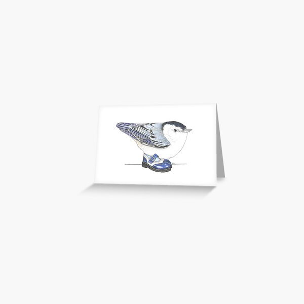 Item preview, Nuthatch in Brogue Mary Janes designed and sold by JimsBirds.
