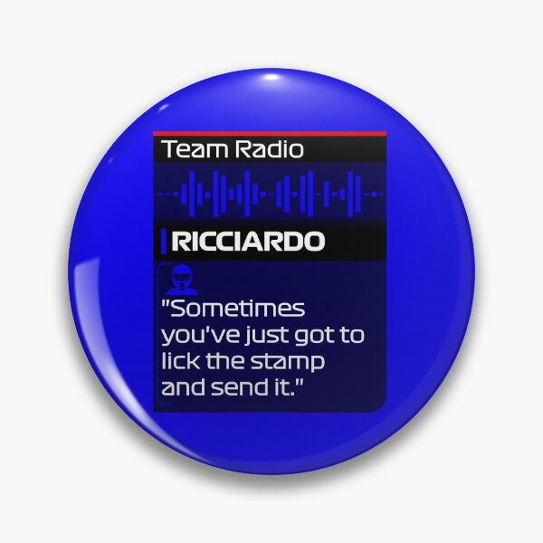 Artikelvorschau, Lecken Sie die Briefmarke und senden Sie sie ab! - F1-Team-Radio-Zitat entworfen und verkauft von StickItOnPole.