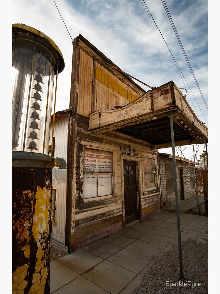 "Abandoned Darwin Store & Gas Pump" Poster by SparklePyre Redbubble