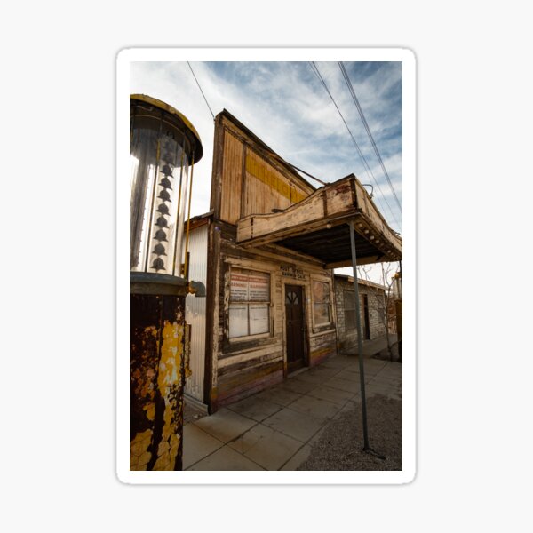"Abandoned Darwin Store & Gas Pump" Sticker for Sale by SparklePyre