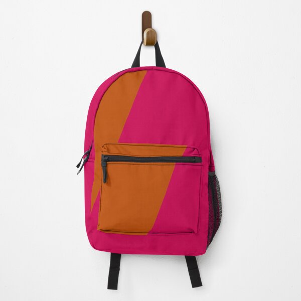 Item preview, Colour Block Therapy - Offset Oblique : Bright Terracotta/Magenta designed and sold by Spannerbagface.