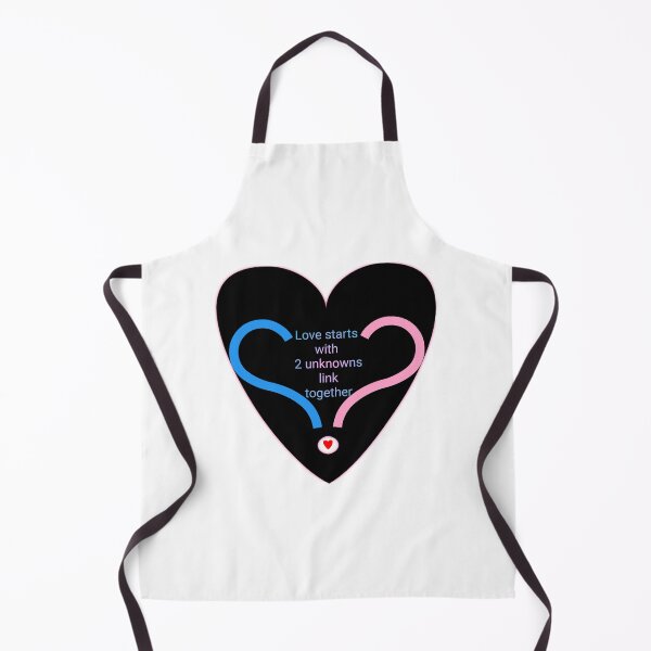 Item preview, Love starts with 2 unknowns link together in black designed and sold by Bekindtome.