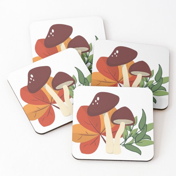 Item preview, Mushrooms among the leaves designed and sold by RipaDesign.