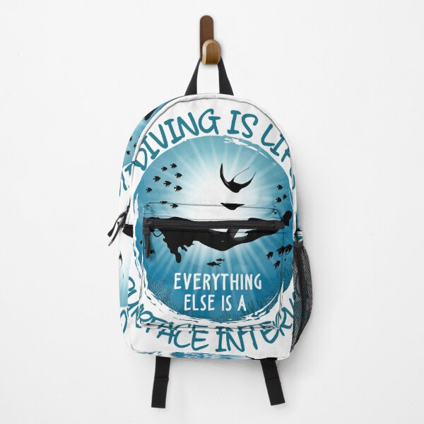Item preview, Diving is Life Everything Else is a Surface Interval designed and sold by TheInkElephant.