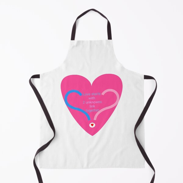 Item preview, Love starts with 2 unknowns link together in pink designed and sold by Bekindtome.