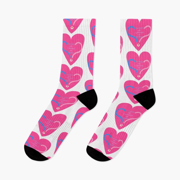 Item preview, Love starts with 2 unknowns link together in pink designed and sold by Bekindtome.