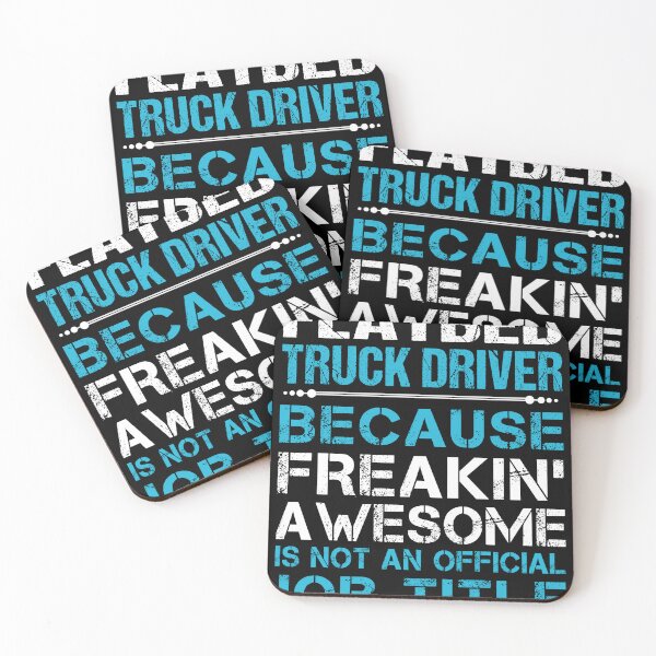 Item preview, Flatbed Truck Driver T Shirt - Freaking Awesome Job Gift Item Tee designed and sold by oetate4774.