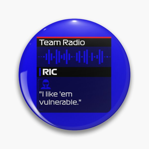 Artikelvorschau, Ich mag sie verwundbar - Zitat von F1 Team Radio entworfen und verkauft von StickItOnPole.