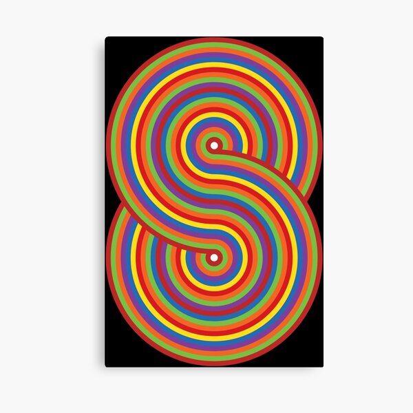 Sol LeWitt Figure 8 Colors Canvas Print