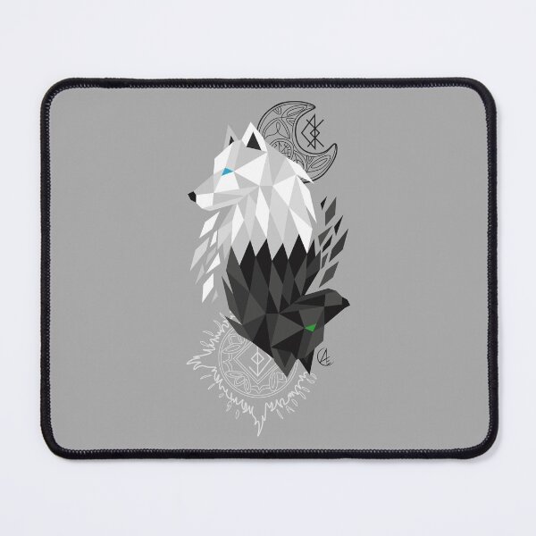 Item preview, Viking Wolfs- Geometric Sköll & Hati  designed and sold by Aedrylle.